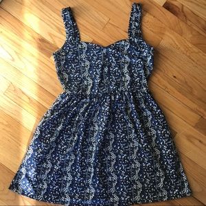 Blue Floral Dress